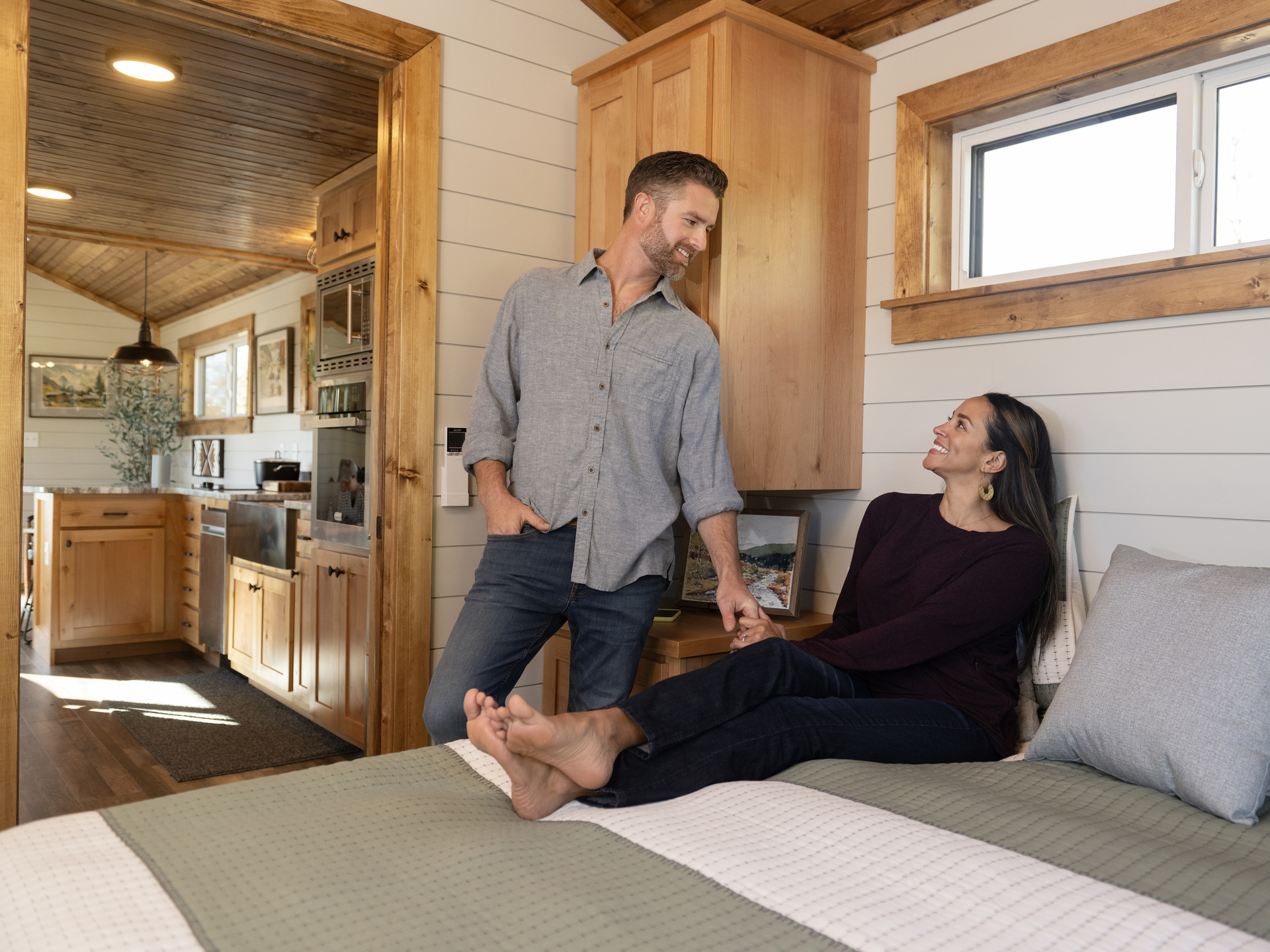 Comfortable Queen-Sized Platform Bed